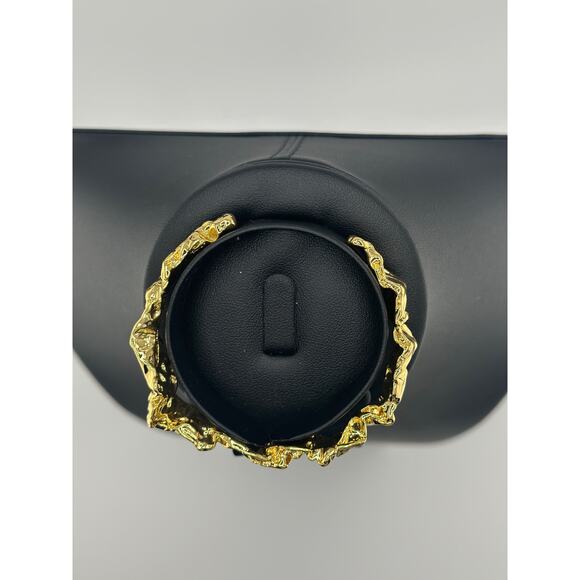 Amber Sceats Emery Cuff Gold Plate Cuff Bracelet Retails $165 NWT - Picture 5 of 5